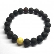 Dark Cherry colour amber bracelet