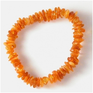 Yellowish amber bracelet