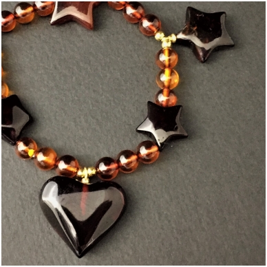 Amber bracelet "Stars" 2 Amber bracelet "Stars" 2