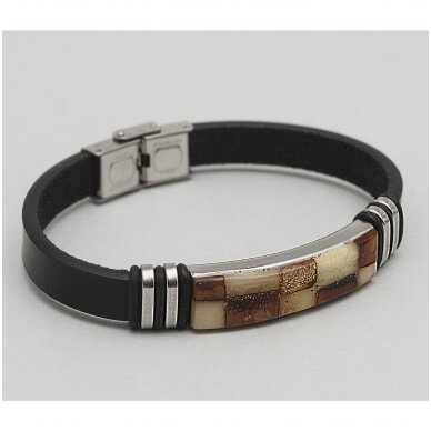 Apyrankė su gintaru Apyrankė su gintaru