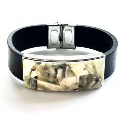 Bracelet with white amber 3 Bracelet with white amber 3