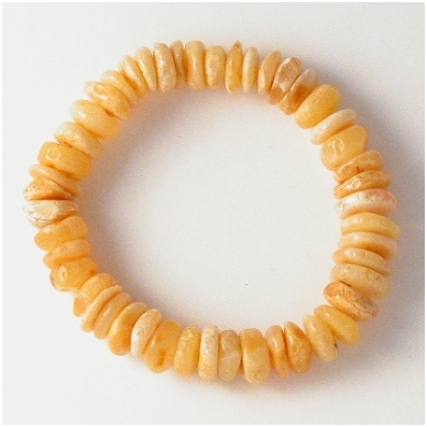 Yellow amber bracelet 5 units
