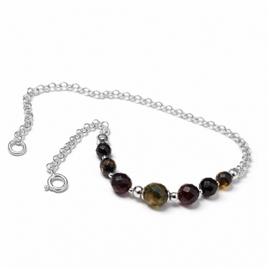 Baltic amber and silver bracelet 4 Baltic amber and silver bracelet 4