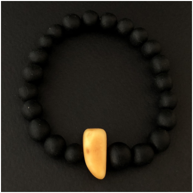 Black amber bracelet