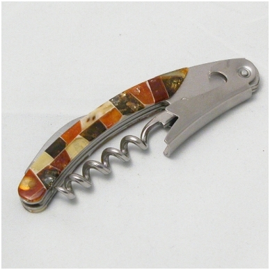 Corkscrew decorated with amber mosaic