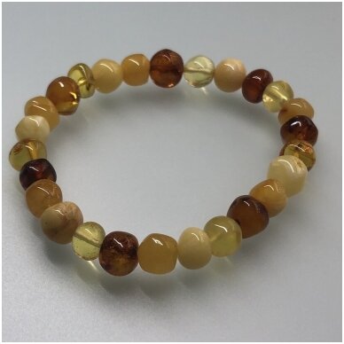 Natural amber bracelet  2