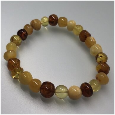 Natural amber bracelet  3