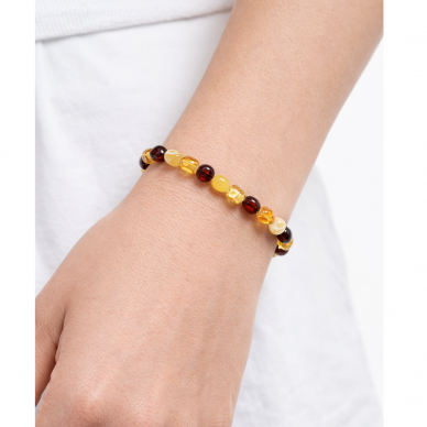 Natural amber bracelet "Mix" 2 Natural amber bracelet "Mix" 2