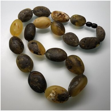 Natural dark amber necklace 2