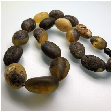 Natural dark amber necklace 3