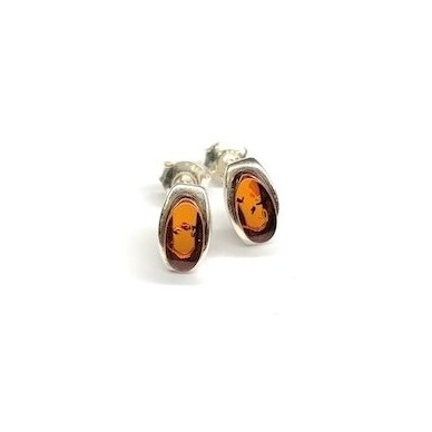 Brown amber earings 3