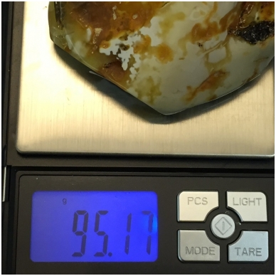 Polished Baltic amber stone 4