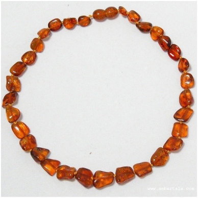 Amber necklace for children